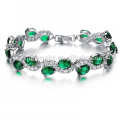 Trendy platinum diamond bracelets,womens charm bracelets jewelry